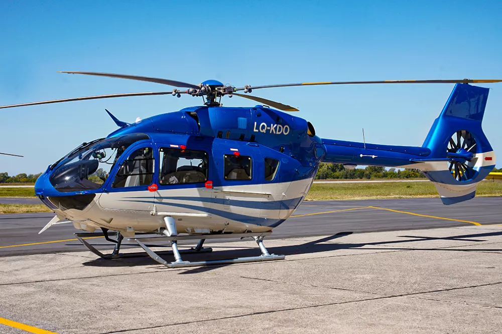Córdoba incorporó un helicóptero para incendios a su flota aérea