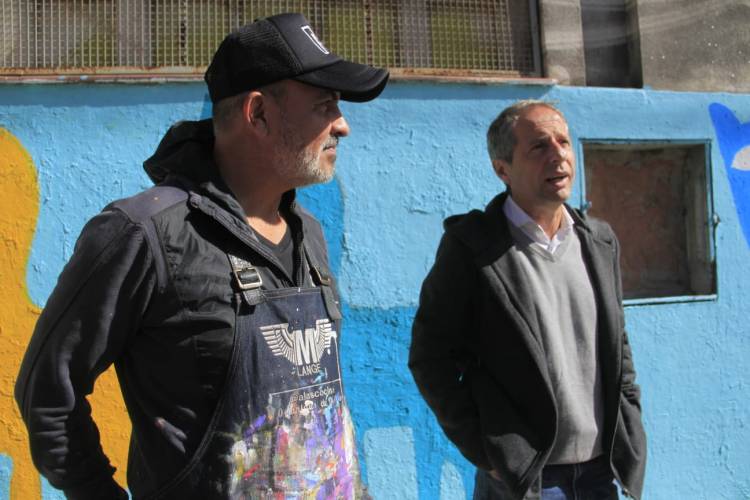 Se suman nuevos murales de Mario Lange en diferentes puntos de la ciudad