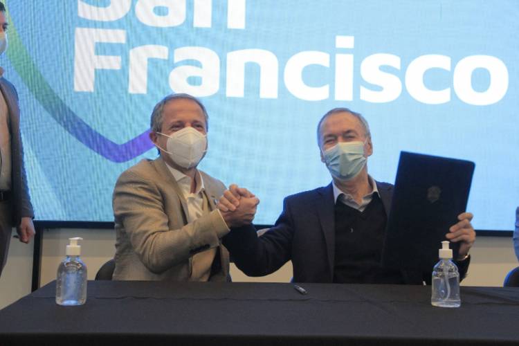 Schiaretti visitó la ciudad y realizó importantes anuncios