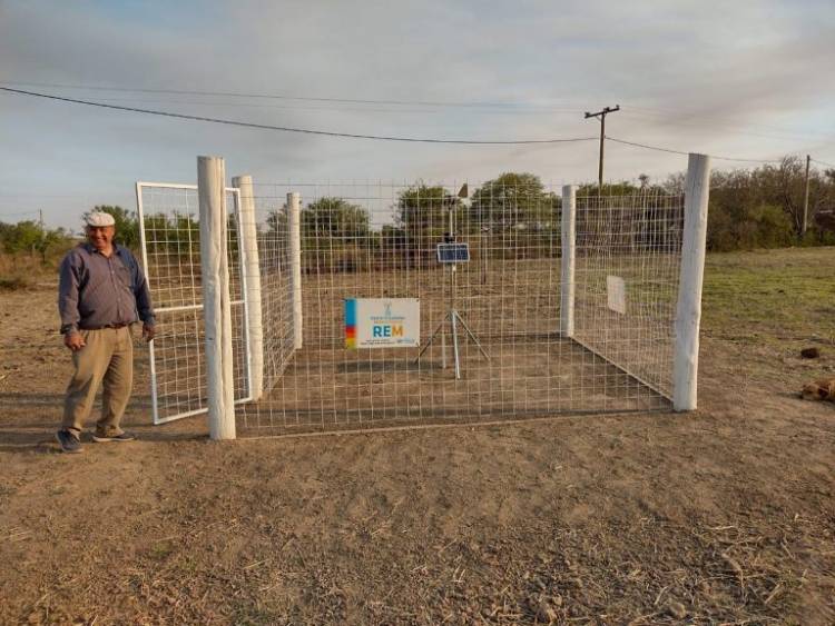 Instalaron estaciones meteorológicas en Villa Fontana, Las Peñas Sud, Despeñaderos y San Francisco