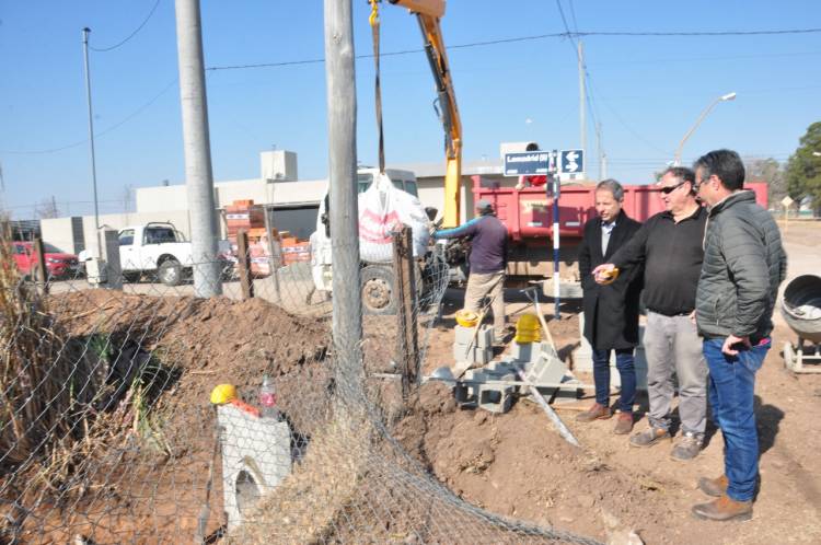 Bernarte supervisó el avance de diferentes obras