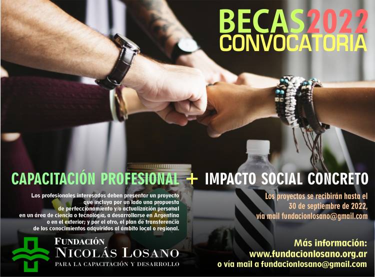 La Fundación Losano lanza una nueva convocatoria para su programa de becas de capacitación