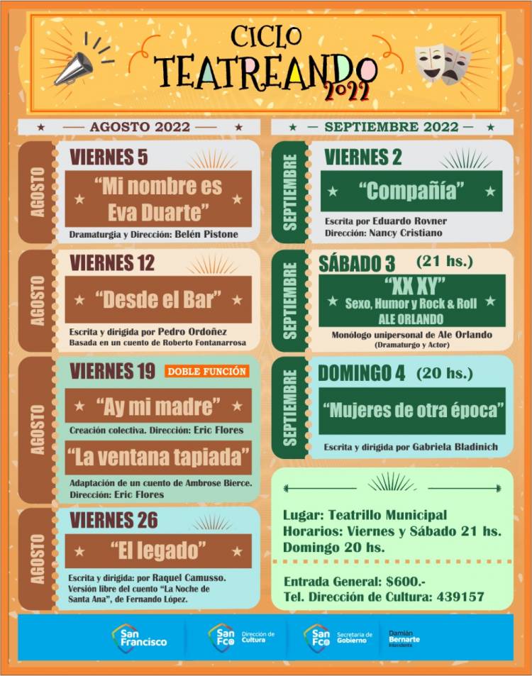 Vuelve el ciclo Teatreando