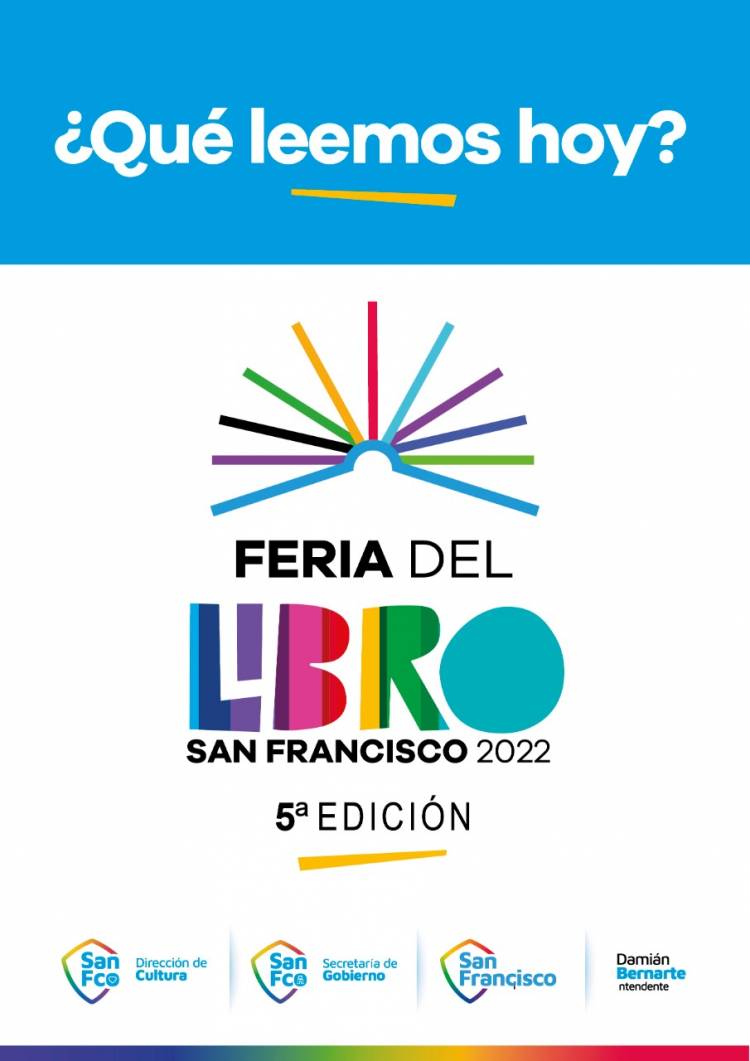 Feria del Libro San Francisco, cronograma de actividades 