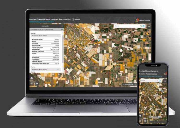 Córdoba presenta el Mapa de Aplicaciones Fitosanitarias