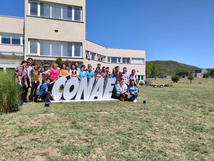 Estudiantes de San Francisco visitaron el Centro Espacial Teófilo Tabanera
