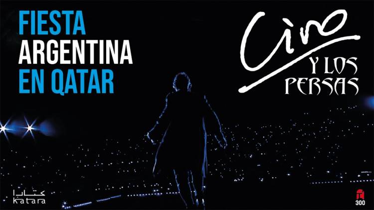La TV Pública transmitirá en vivo el show de Ciro y Los Persas en Doha