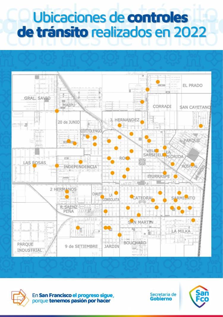 Controles de tránsito en los barrios
