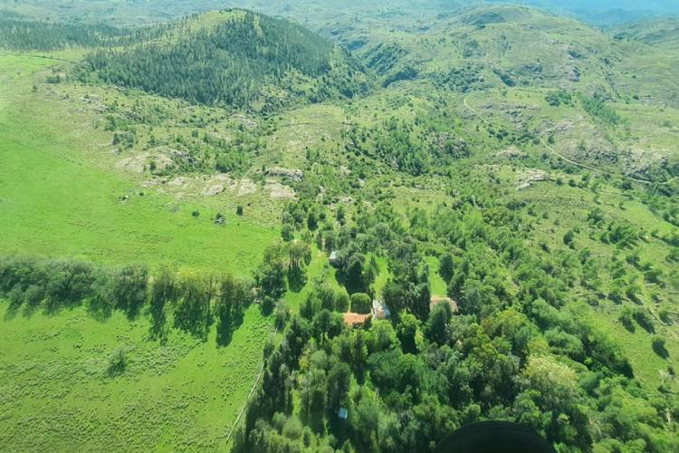 Relevamiento aéreo para planificar el combate del fuego
