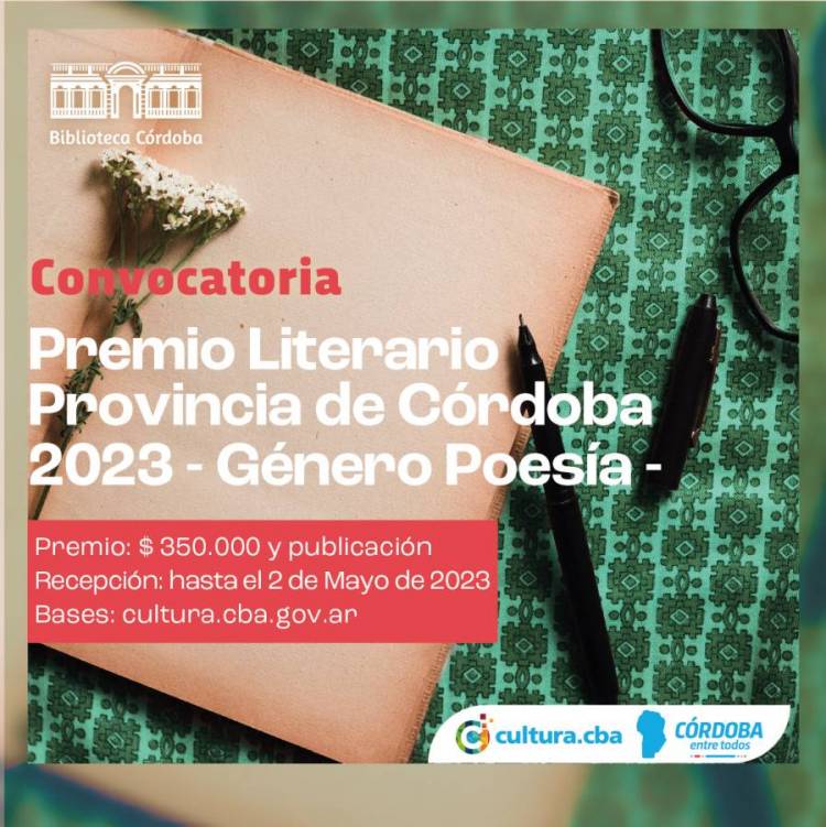 Premio Literario Provincia de Córdoba 2023, Género Poesía