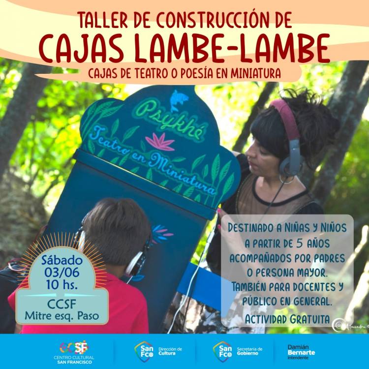 Taller de Construcción de Cajas Lambe-Lambe