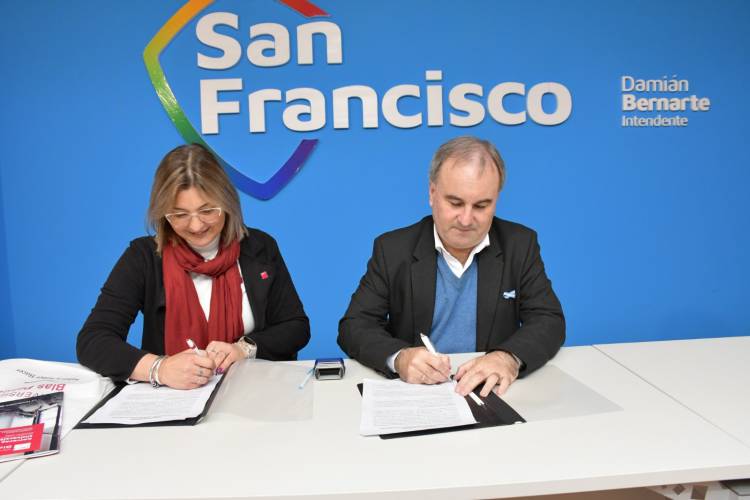 El municipio firmó convenio con la Universidad Blas Pascal