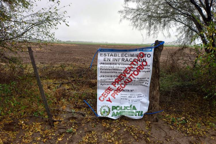 Policía Ambiental frena tres desmontes en el norte y noroeste provincial