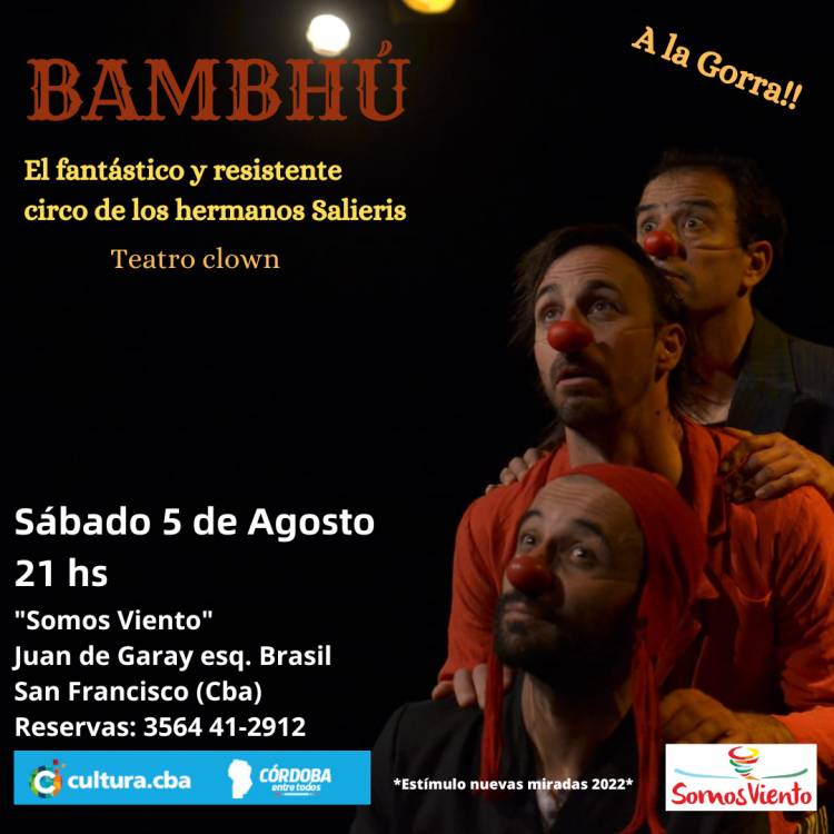 TEATRO CLOWN en Somos Viento este fin de semana, con dos obras