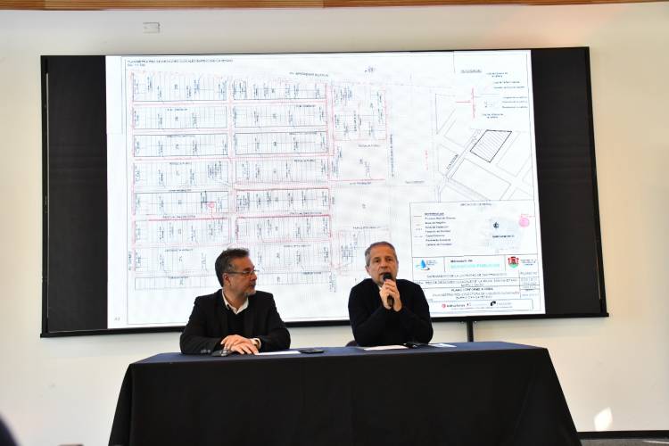 Red de Desagües Cloacales: comienzan los trámites para la conexión domiciliaria de los barrios Savio, Maipú, San Cayetano y La Milka