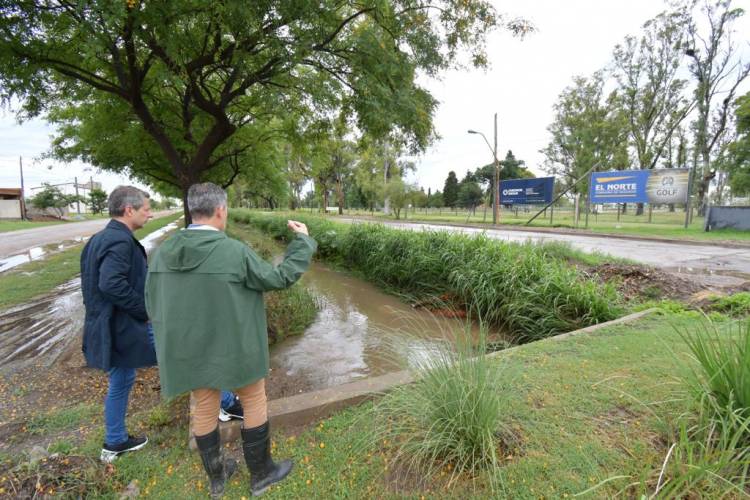 Bernarte: “En pocas horas llovió más del 30% que el agua caída el resto del año”
