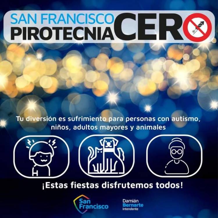 Pirotecnia cero: el municipio realiza controles en la ciudad