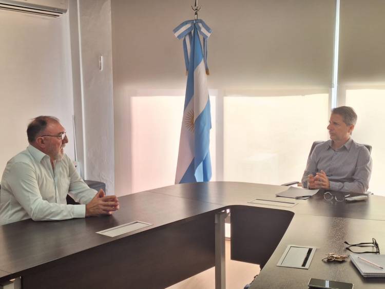 Bernarte y Martínez se reunieron pensando en el trabajo conjunto entre San Francisco y Frontera