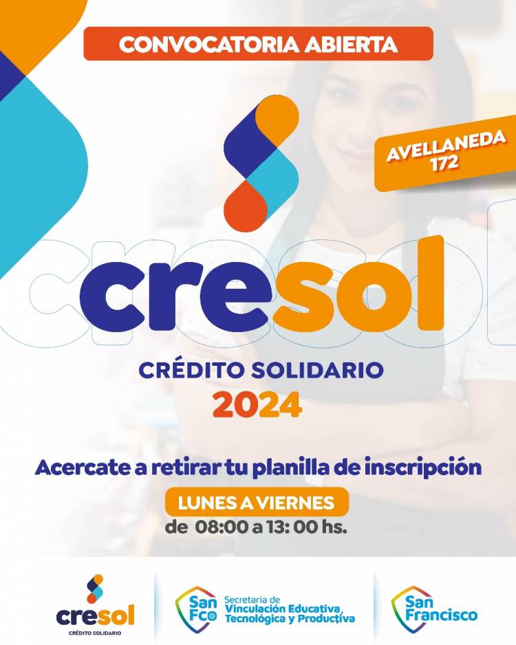 Inscripciones abiertas para el Programa CRESOL