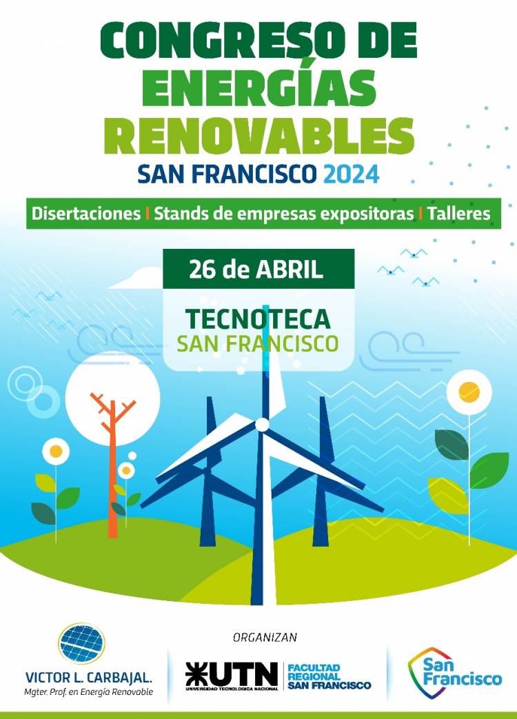 Se viene el 2do Congreso de Energías Renovables en la ciudad