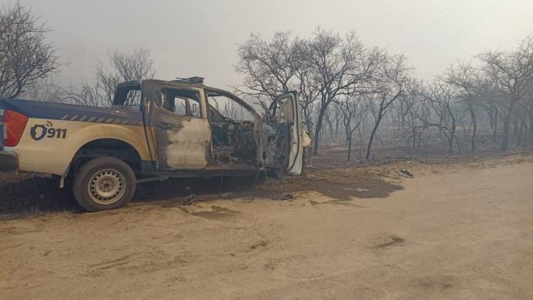 INCENDIOS FORESTALES: Alerta extremo y dos focos activos