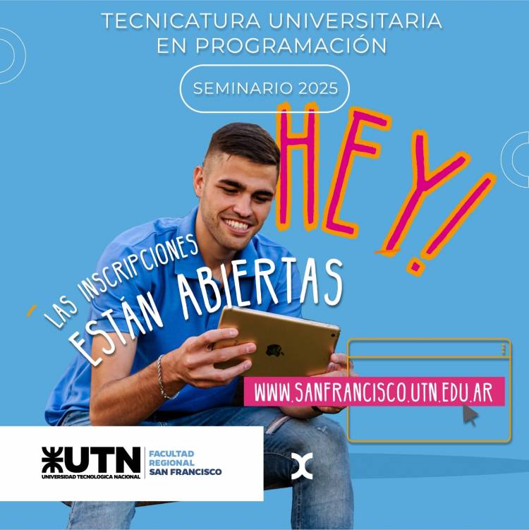 Abrieron las inscripciones al Seminario de la Tecnicatura Universitaria en Programación