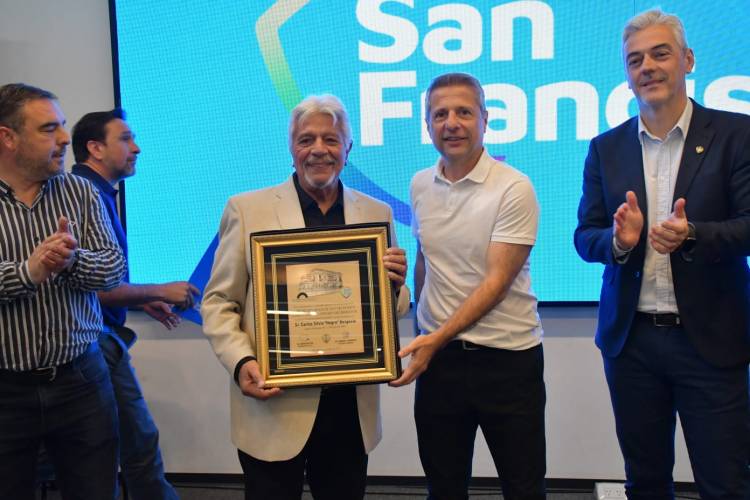 Carlos Bergesio fue distinguido como Ciudadano Ilustre de San Francisco