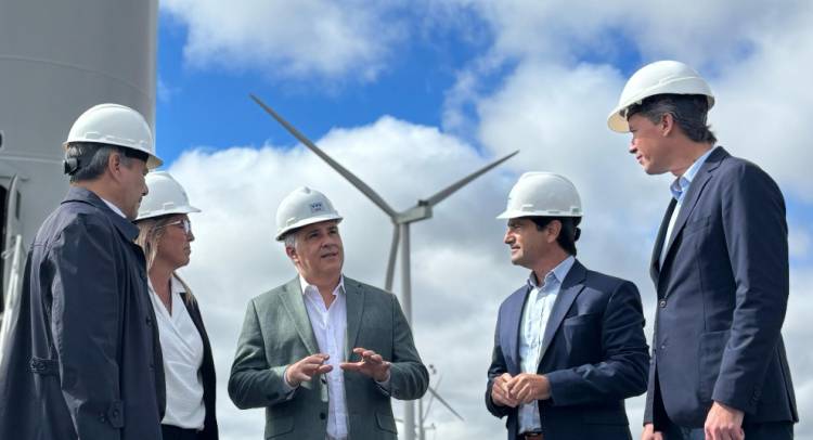 Córdoba estrena el parque eólico con los aerogeneradores más grandes de Argentina