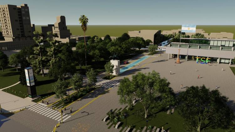 Comienzan las tareas para la apertura y conexión de Av. Libertador en el Centro Cívico