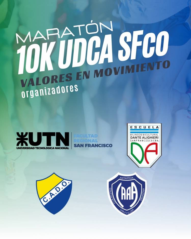 Se viene la Maratón 10K UDCA SFco 2025