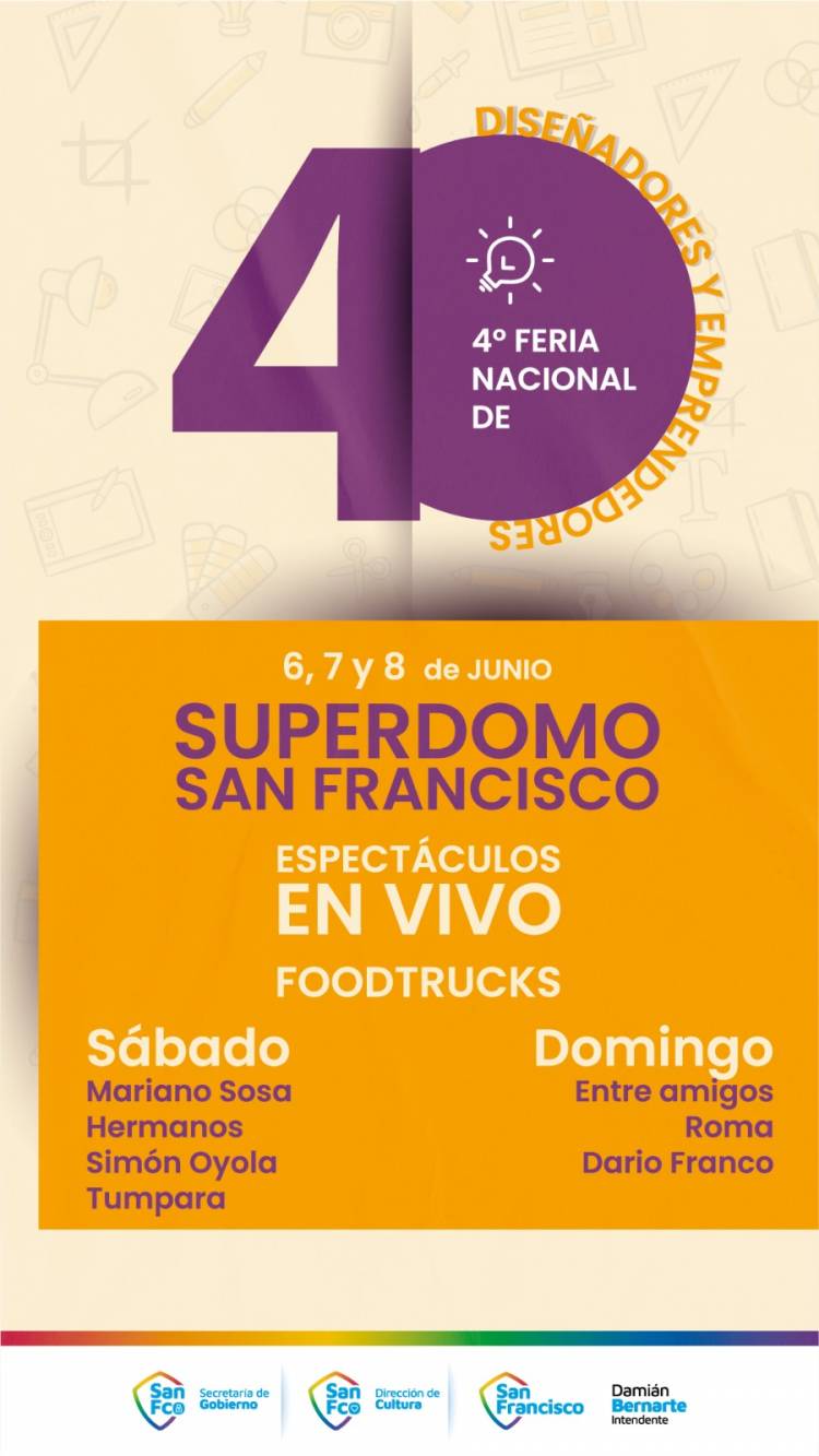 Se viene la cuarta edición de la Feria Nacional de Diseñadores y Emprendedores