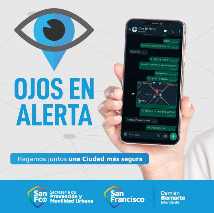 Se  incorporaron un 90% más de usuarios de la app Ojos en Alerta: continúan las capacitaciones para los vecinos
