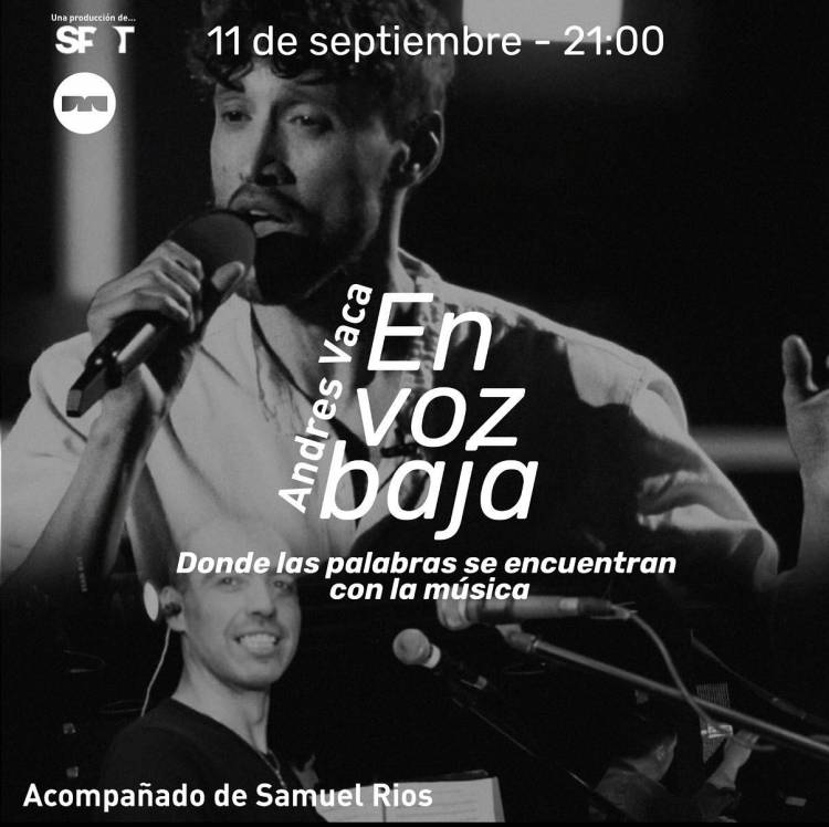 Luciano Cáceres, CheChelos y Andrés Vaca, esta semana en el Teatrillo