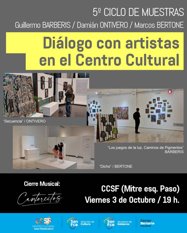 Diálogo con artistas en el CCSF