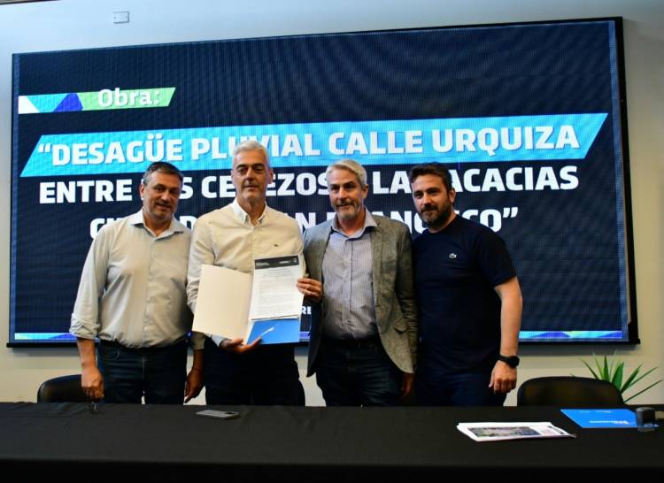 Se licitó la obra del entubado del desagüe pluvial de calle Urquiza