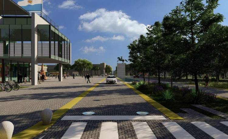 Bernarte sobre la obra de Renovación de la Plaza Cívica y apertura de Av. Del Libertador: “es una nueva foto del San Francisco del futuro”