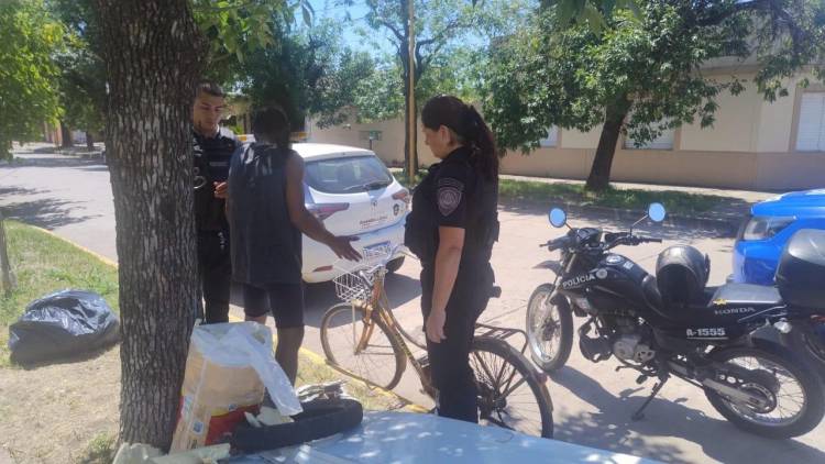Recuperan bicicleta sustraída y detienen a un sujeto
