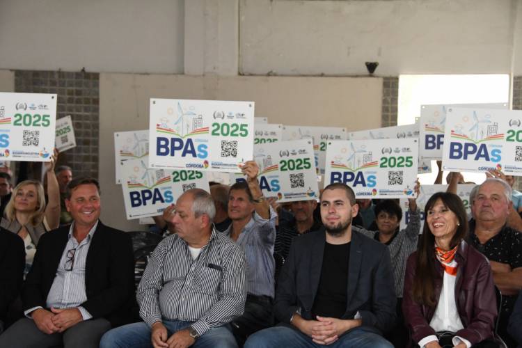 Se entregaron los aportes del programa Buenas Prácticas Agropecuarias