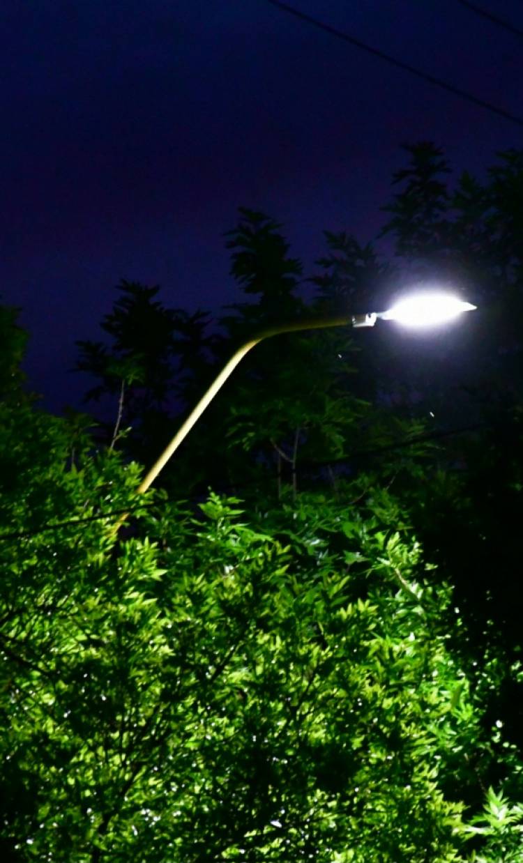 Se amplía el alumbrado público en los barrios Corradi y José Hernández