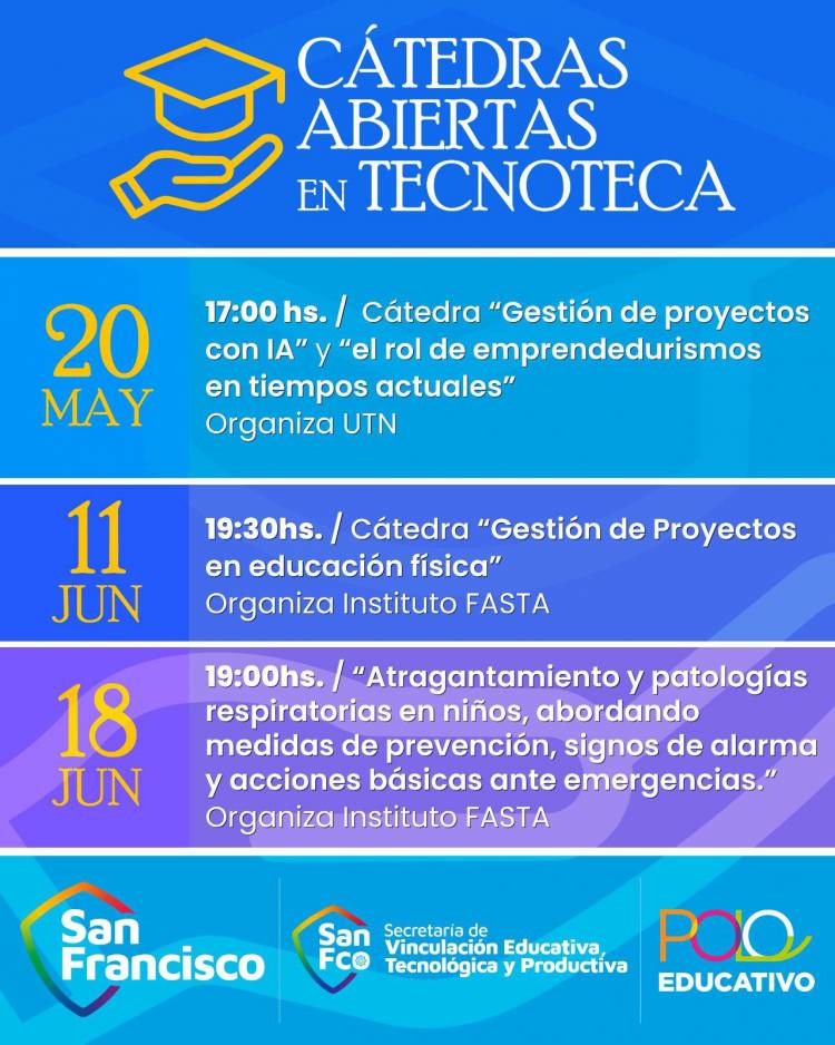 Da inicio el nuevo espacio educativo denominado "Cátedras abiertas en Tecnoteca"