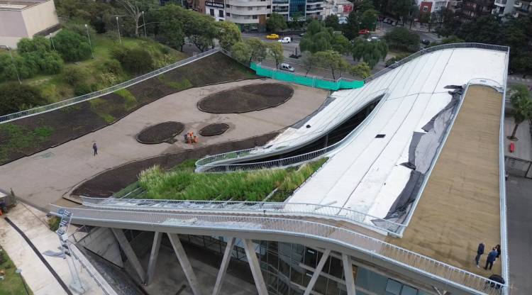 Córdoba tendrá la cubierta verde inclinada más grande del país