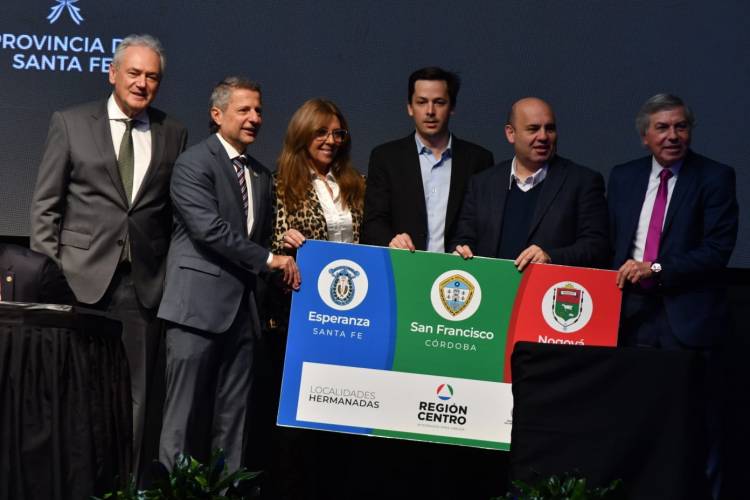 San Francisco, Esperanza y Nogoyá formalizaron un hermanamiento para fortalecer el Corredor Lácteo de la Región Centro